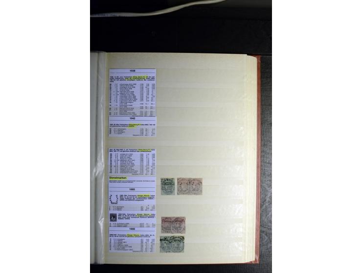 1854/1945, sehr schöne gestempelte und ungebrauchte Sammlung, dabei ein schöner Teil der Steindruckausgaben, später u.a. Mi.-