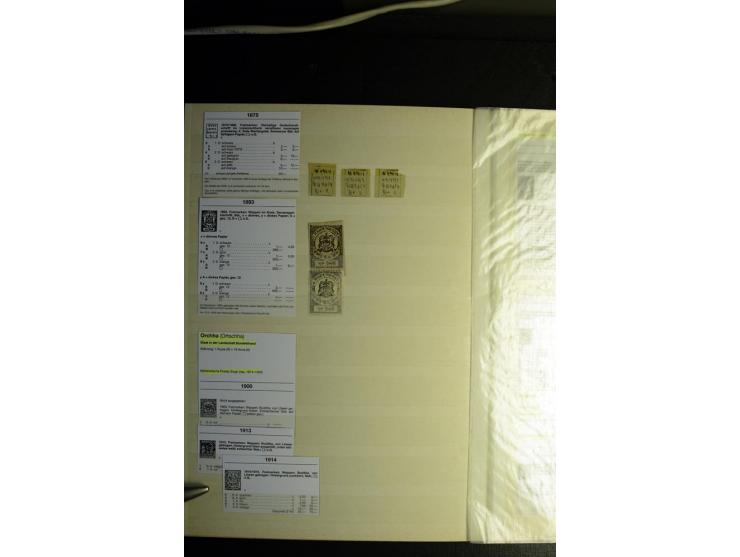 1854/1945, sehr schöne gestempelte und ungebrauchte Sammlung, dabei ein schöner Teil der Steindruckausgaben, später u.a. Mi.-