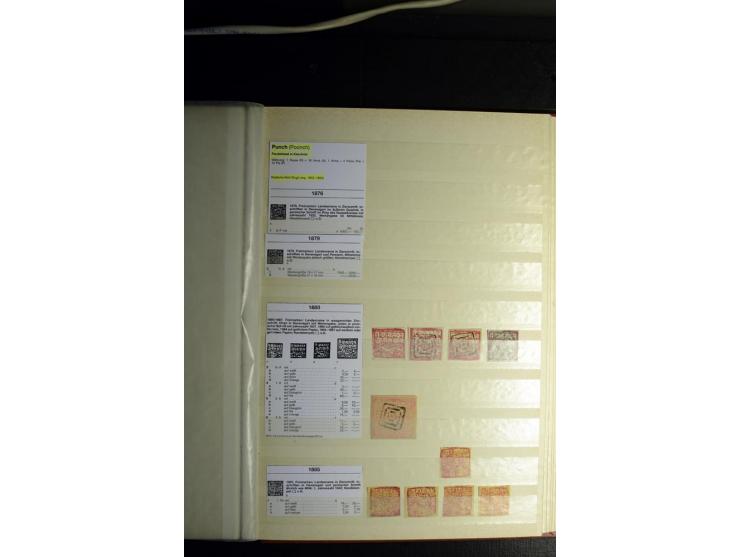 1854/1945, sehr schöne gestempelte und ungebrauchte Sammlung, dabei ein schöner Teil der Steindruckausgaben, später u.a. Mi.-