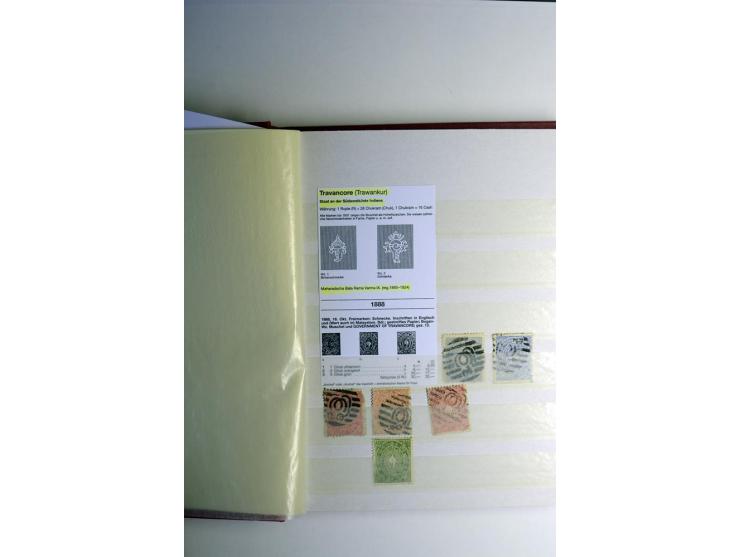 1854/1945, sehr schöne gestempelte und ungebrauchte Sammlung, dabei ein schöner Teil der Steindruckausgaben, später u.a. Mi.-