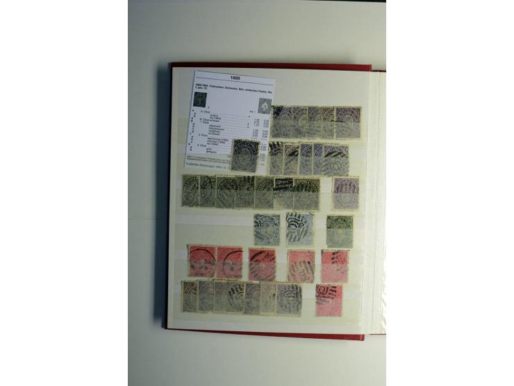 1854/1945, sehr schöne gestempelte und ungebrauchte Sammlung, dabei ein schöner Teil der Steindruckausgaben, später u.a. Mi.-
