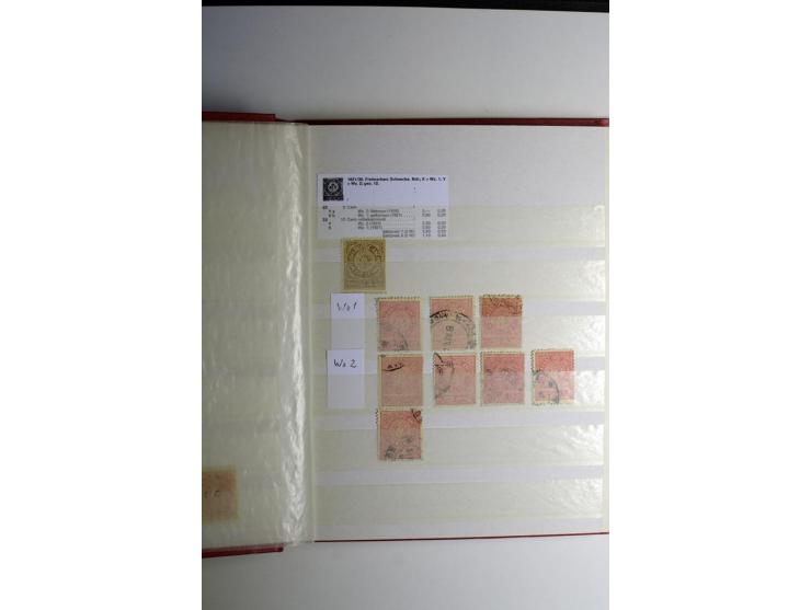 1854/1945, sehr schöne gestempelte und ungebrauchte Sammlung, dabei ein schöner Teil der Steindruckausgaben, später u.a. Mi.-