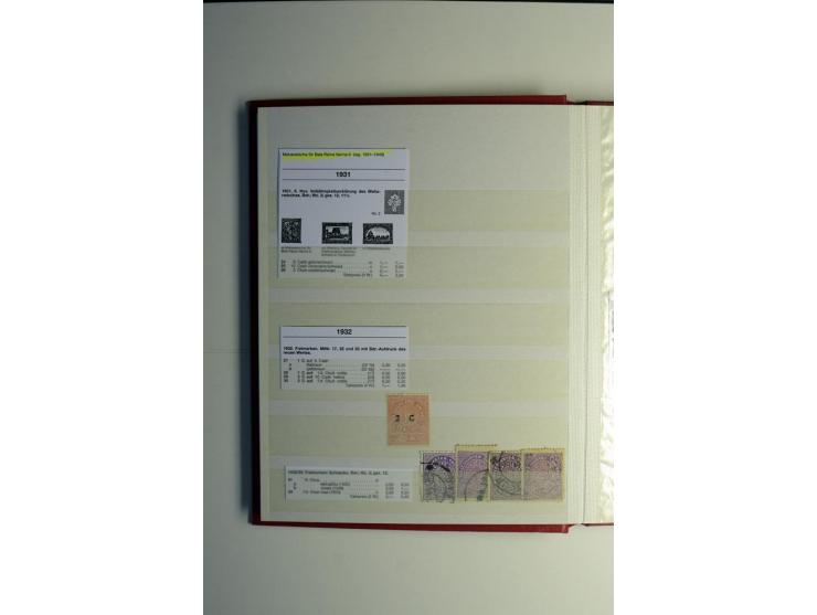 1854/1945, sehr schöne gestempelte und ungebrauchte Sammlung, dabei ein schöner Teil der Steindruckausgaben, später u.a. Mi.-
