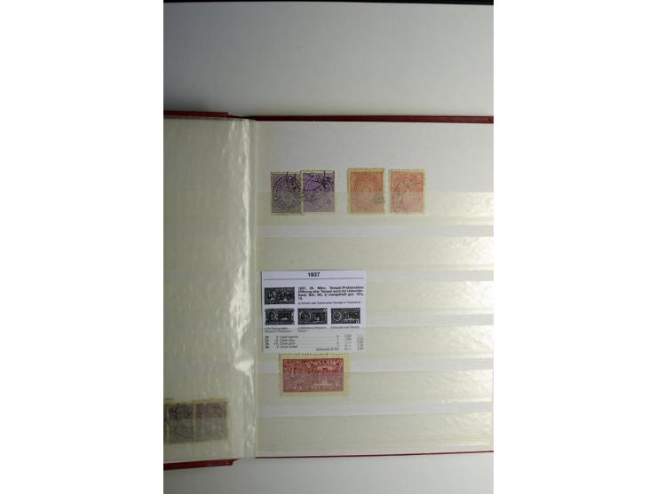 1854/1945, sehr schöne gestempelte und ungebrauchte Sammlung, dabei ein schöner Teil der Steindruckausgaben, später u.a. Mi.-