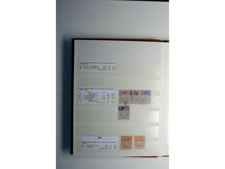 1854/1945, sehr schöne gestempelte und ungebrauchte Sammlung, dabei ein schöner Teil der Steindruckausgaben, später u.a. Mi.-
