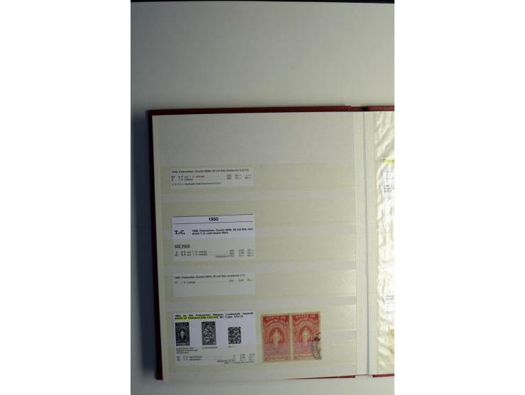 1854/1945, sehr schöne gestempelte und ungebrauchte Sammlung, dabei ein schöner Teil der Steindruckausgaben, später u.a. Mi.-