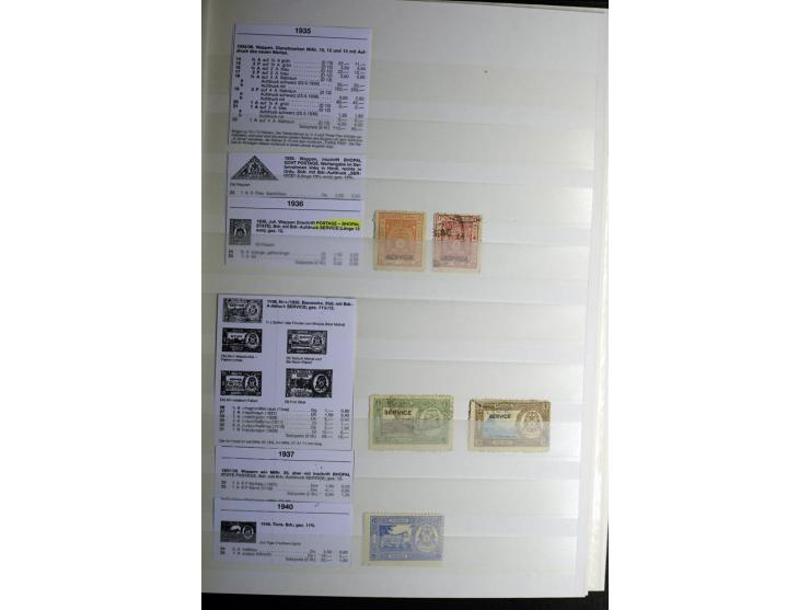 1854/1945, sehr schöne gestempelte und ungebrauchte Sammlung, dabei ein schöner Teil der Steindruckausgaben, später u.a. Mi.-