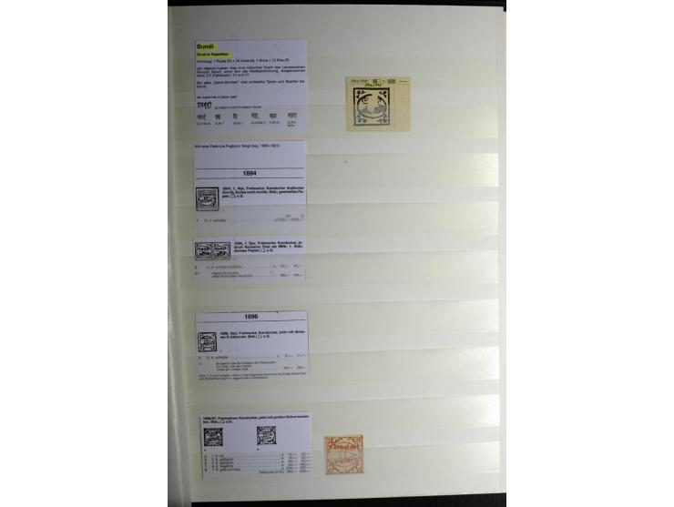 1854/1945, sehr schöne gestempelte und ungebrauchte Sammlung, dabei ein schöner Teil der Steindruckausgaben, später u.a. Mi.-