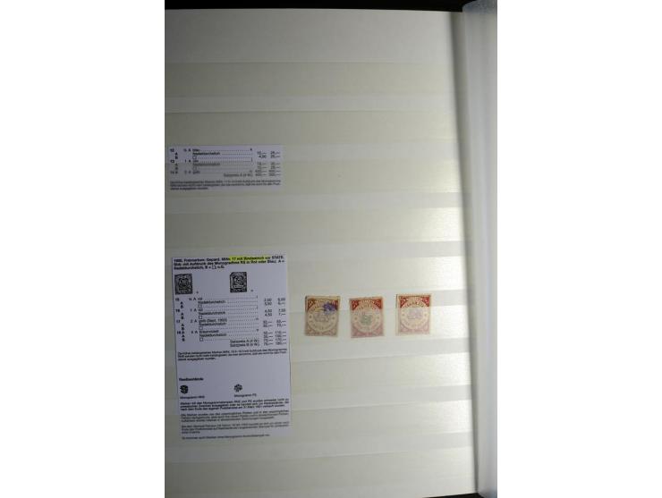 1854/1945, sehr schöne gestempelte und ungebrauchte Sammlung, dabei ein schöner Teil der Steindruckausgaben, später u.a. Mi.-