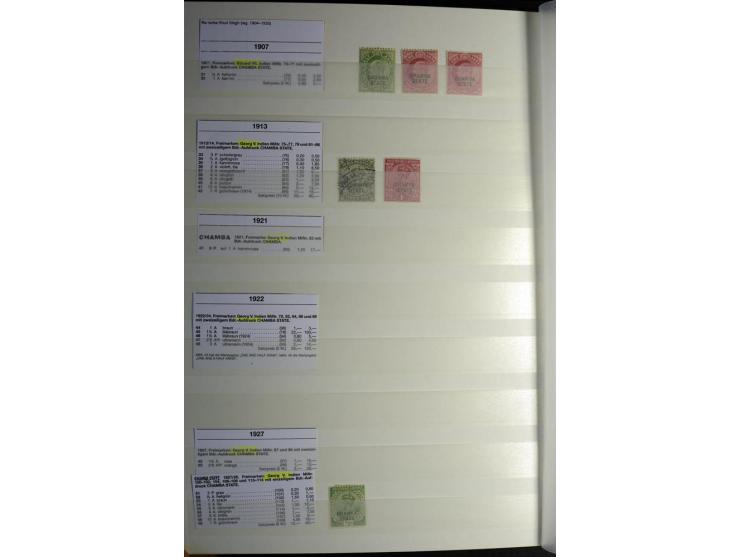 1854/1945, sehr schöne gestempelte und ungebrauchte Sammlung, dabei ein schöner Teil der Steindruckausgaben, später u.a. Mi.-