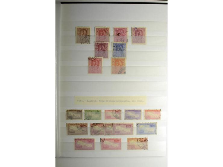 1854/1945, sehr schöne gestempelte und ungebrauchte Sammlung, dabei ein schöner Teil der Steindruckausgaben, später u.a. Mi.-