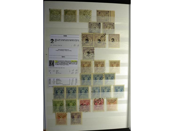 1854/1945, sehr schöne gestempelte und ungebrauchte Sammlung, dabei ein schöner Teil der Steindruckausgaben, später u.a. Mi.-