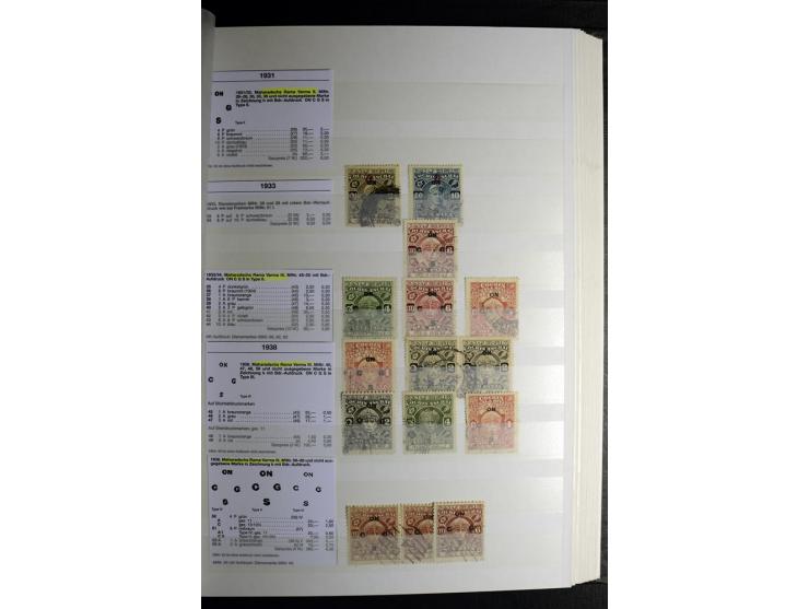 1854/1945, sehr schöne gestempelte und ungebrauchte Sammlung, dabei ein schöner Teil der Steindruckausgaben, später u.a. Mi.-