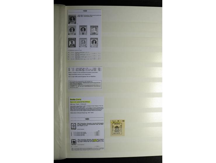 1854/1945, sehr schöne gestempelte und ungebrauchte Sammlung, dabei ein schöner Teil der Steindruckausgaben, später u.a. Mi.-