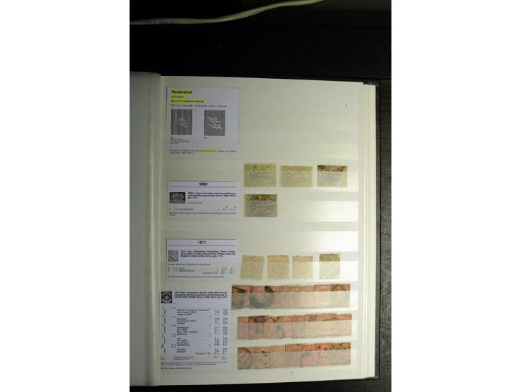 1854/1945, sehr schöne gestempelte und ungebrauchte Sammlung, dabei ein schöner Teil der Steindruckausgaben, später u.a. Mi.-