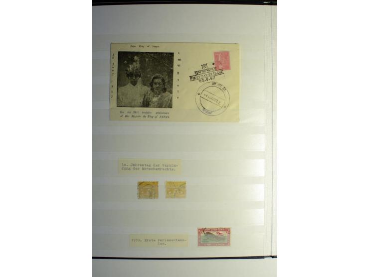 1854/1945, sehr schöne gestempelte und ungebrauchte Sammlung, dabei ein schöner Teil der Steindruckausgaben, später u.a. Mi.-