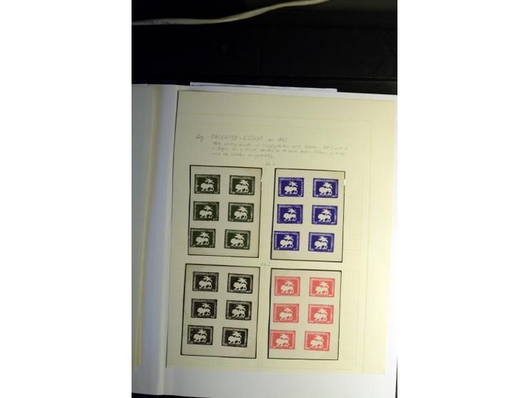1854/1945, sehr schöne gestempelte und ungebrauchte Sammlung, dabei ein schöner Teil der Steindruckausgaben, später u.a. Mi.-