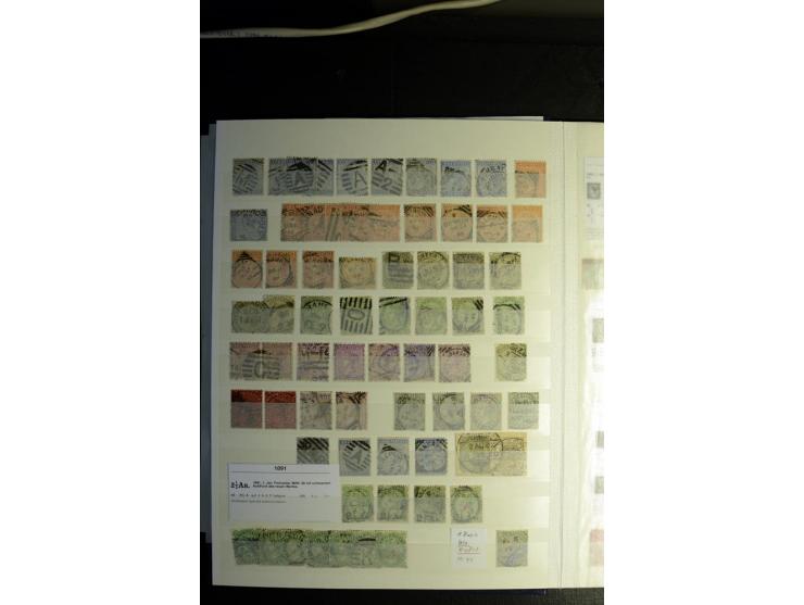 1854/1945, sehr schöne gestempelte und ungebrauchte Sammlung, dabei ein schöner Teil der Steindruckausgaben, später u.a. Mi.-