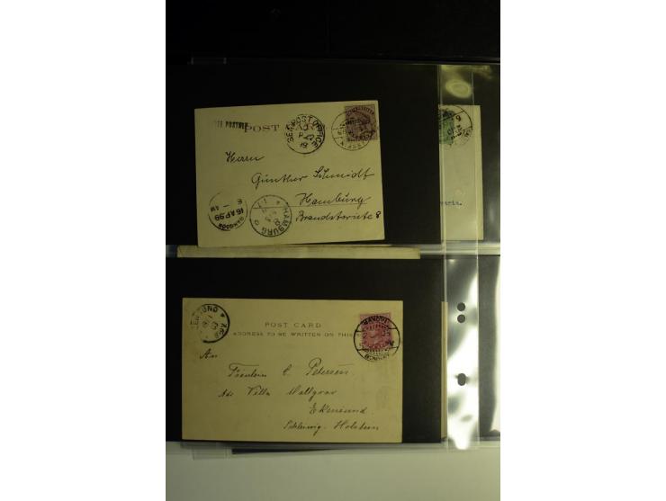1839/1937, umfangreiche Partie von über 450 Karten und Briefen, dabei Ganzsachen, Einschreiben, "Too Late", später Luftpost, 