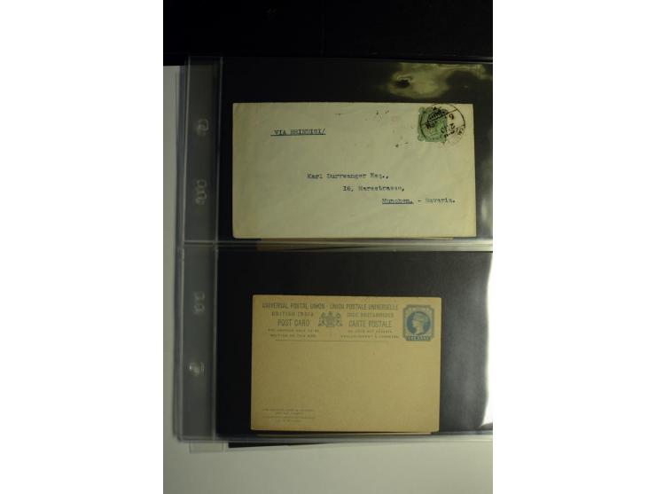 1839/1937, umfangreiche Partie von über 450 Karten und Briefen, dabei Ganzsachen, Einschreiben, "Too Late", später Luftpost, 