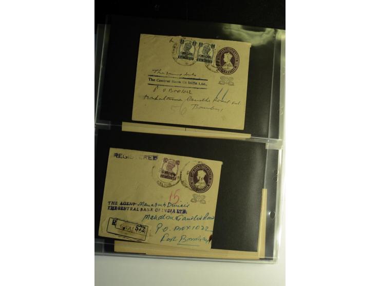 1839/1937, umfangreiche Partie von über 450 Karten und Briefen, dabei Ganzsachen, Einschreiben, "Too Late", später Luftpost, 