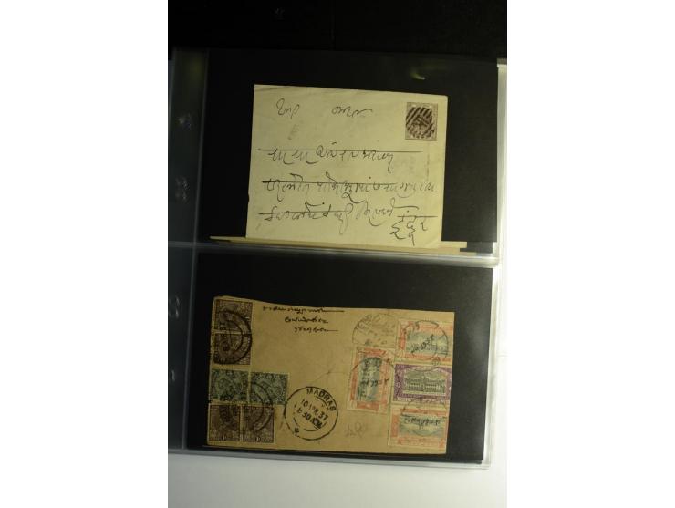 1839/1937, umfangreiche Partie von über 450 Karten und Briefen, dabei Ganzsachen, Einschreiben, "Too Late", später Luftpost, 