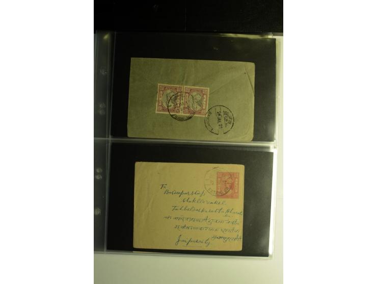 1839/1937, umfangreiche Partie von über 450 Karten und Briefen, dabei Ganzsachen, Einschreiben, "Too Late", später Luftpost, 