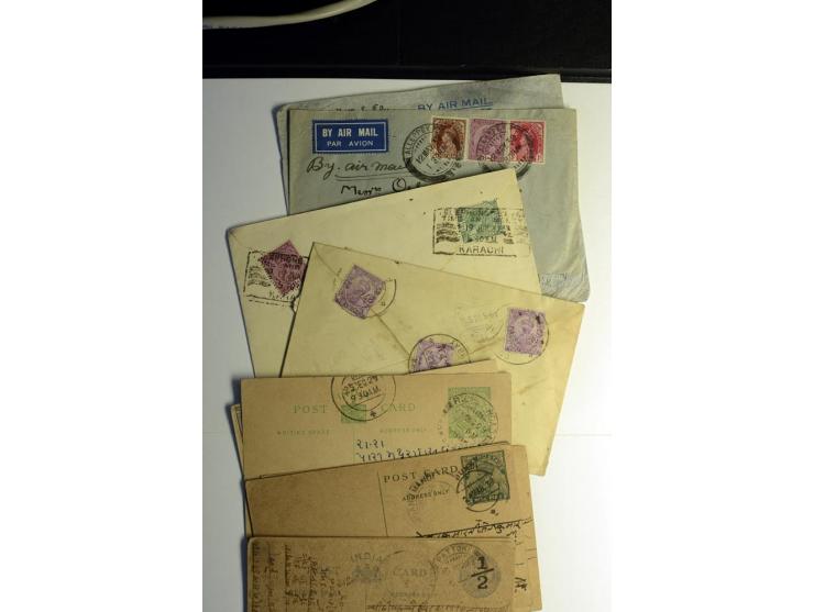 1839/1937, umfangreiche Partie von über 450 Karten und Briefen, dabei Ganzsachen, Einschreiben, "Too Late", später Luftpost, 