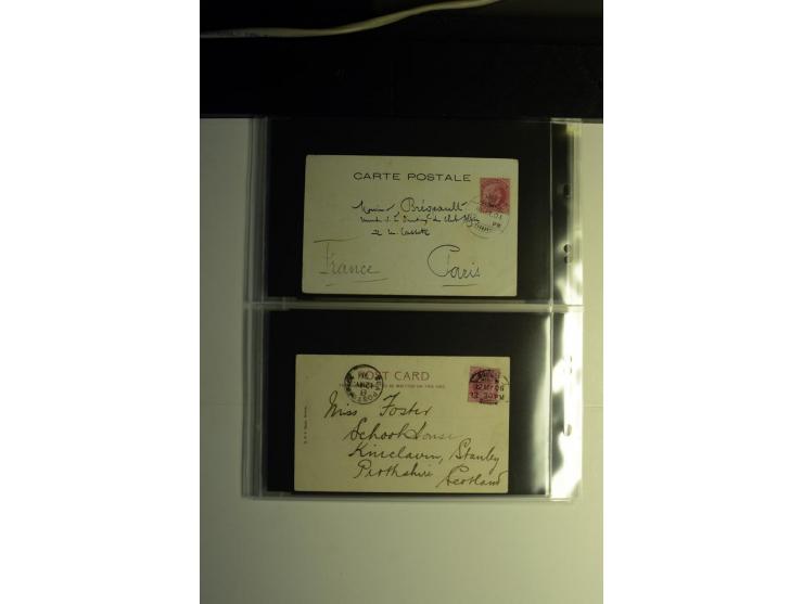 1839/1937, umfangreiche Partie von über 450 Karten und Briefen, dabei Ganzsachen, Einschreiben, "Too Late", später Luftpost, 