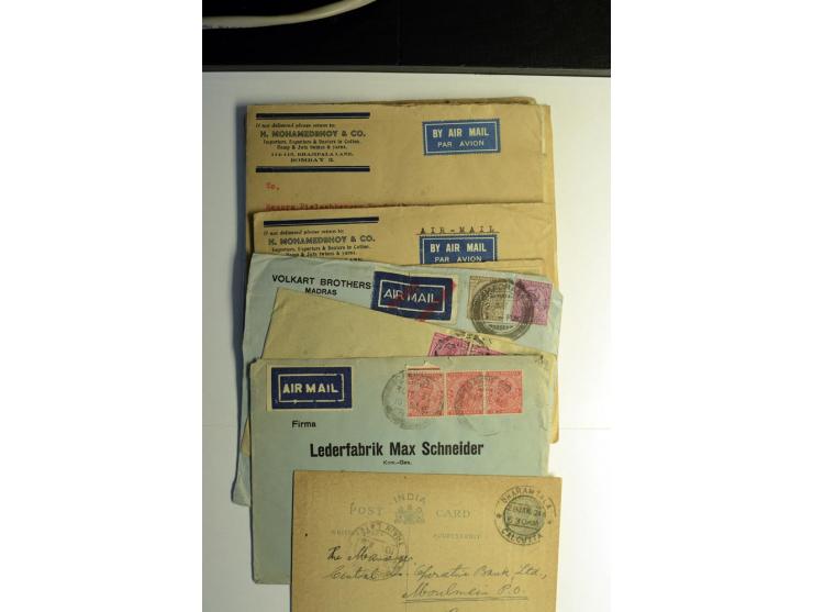 1839/1937, umfangreiche Partie von über 450 Karten und Briefen, dabei Ganzsachen, Einschreiben, "Too Late", später Luftpost, 