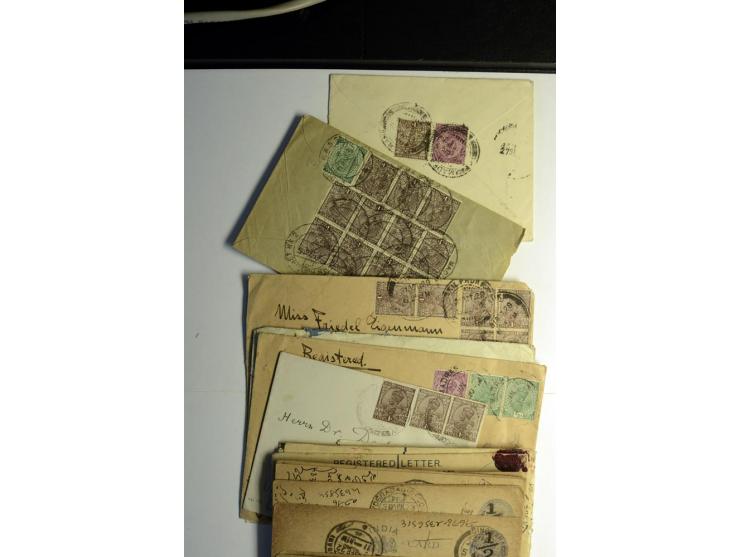 1839/1937, umfangreiche Partie von über 450 Karten und Briefen, dabei Ganzsachen, Einschreiben, "Too Late", später Luftpost, 