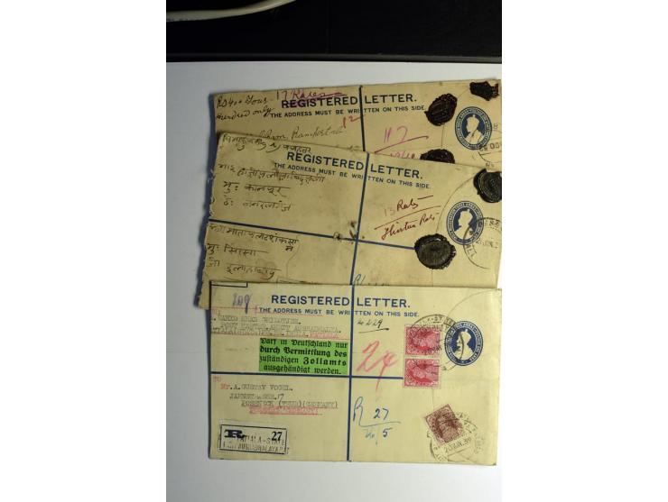 1839/1937, umfangreiche Partie von über 450 Karten und Briefen, dabei Ganzsachen, Einschreiben, "Too Late", später Luftpost, 