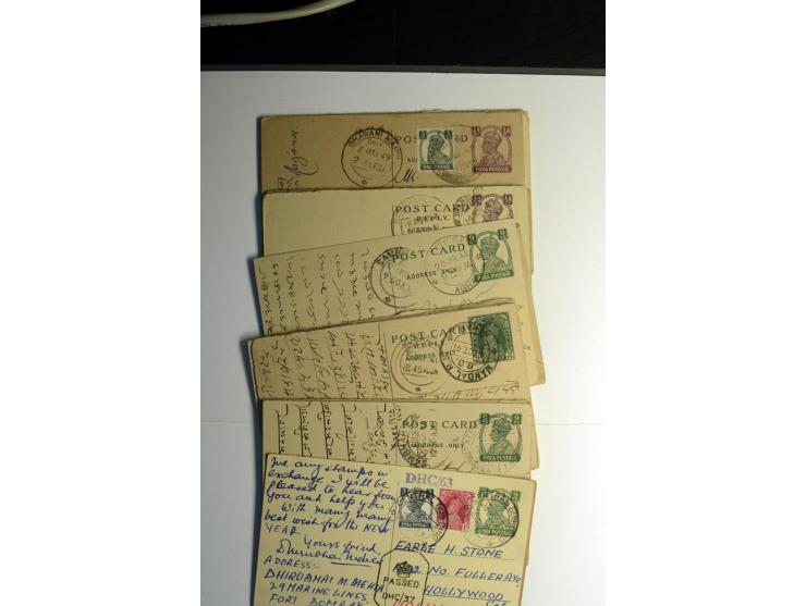 1839/1937, umfangreiche Partie von über 450 Karten und Briefen, dabei Ganzsachen, Einschreiben, "Too Late", später Luftpost, 