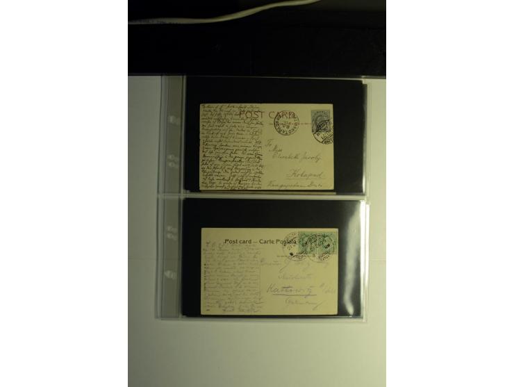 1839/1937, umfangreiche Partie von über 450 Karten und Briefen, dabei Ganzsachen, Einschreiben, "Too Late", später Luftpost, 
