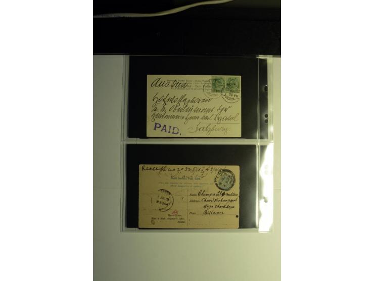 1839/1937, umfangreiche Partie von über 450 Karten und Briefen, dabei Ganzsachen, Einschreiben, "Too Late", später Luftpost, 