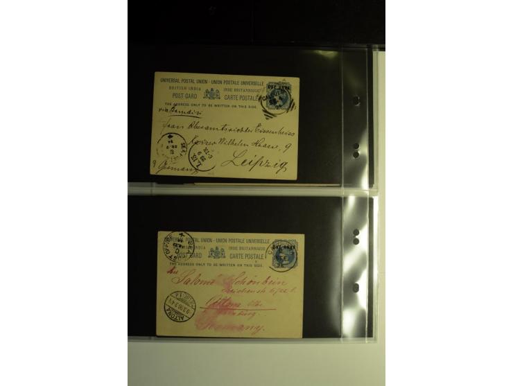 1839/1937, umfangreiche Partie von über 450 Karten und Briefen, dabei Ganzsachen, Einschreiben, "Too Late", später Luftpost, 
