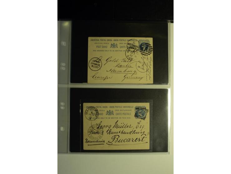 1839/1937, umfangreiche Partie von über 450 Karten und Briefen, dabei Ganzsachen, Einschreiben, "Too Late", später Luftpost, 