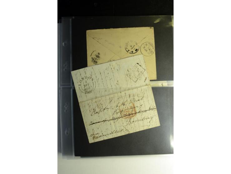1839/1937, umfangreiche Partie von über 450 Karten und Briefen, dabei Ganzsachen, Einschreiben, "Too Late", später Luftpost, 