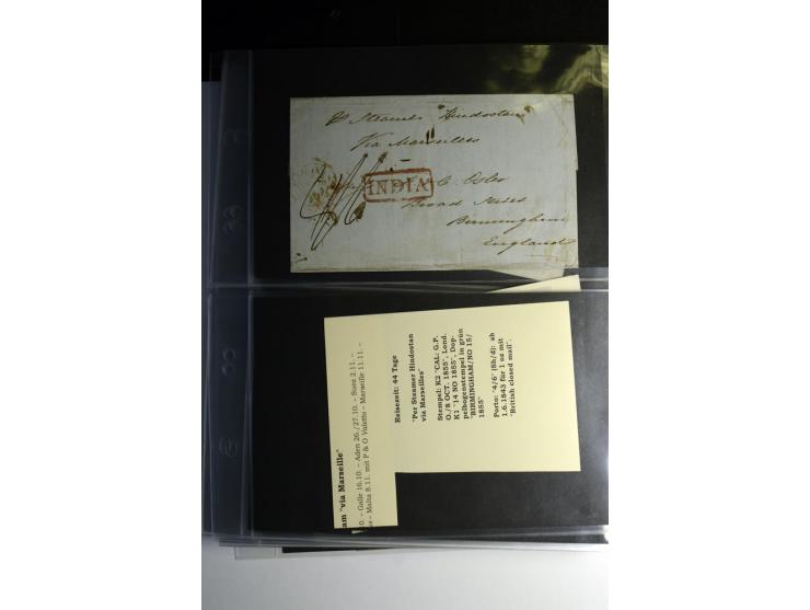 1839/1937, umfangreiche Partie von über 450 Karten und Briefen, dabei Ganzsachen, Einschreiben, "Too Late", später Luftpost, 