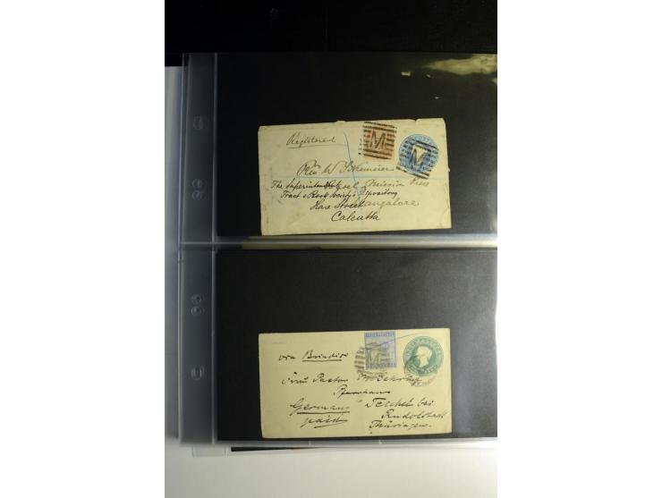 1839/1937, umfangreiche Partie von über 450 Karten und Briefen, dabei Ganzsachen, Einschreiben, "Too Late", später Luftpost, 