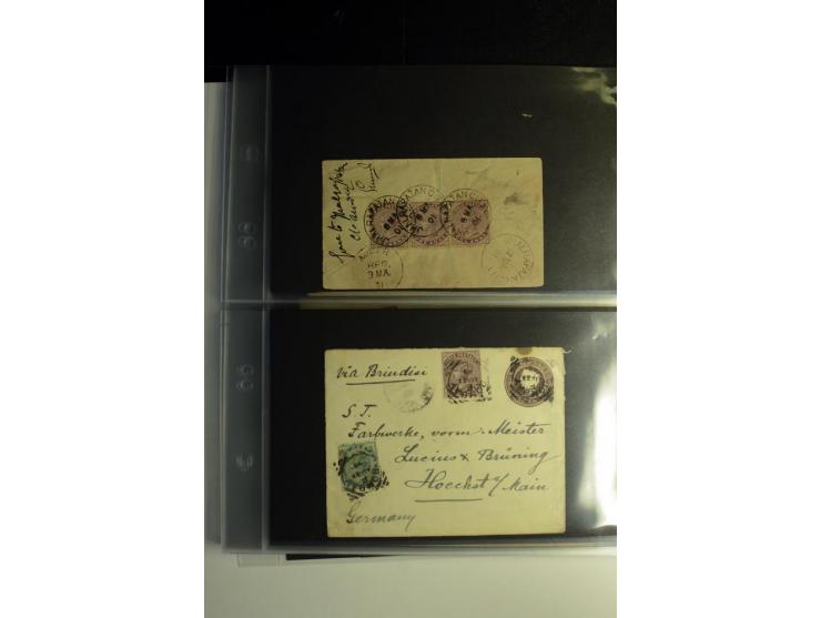 1839/1937, umfangreiche Partie von über 450 Karten und Briefen, dabei Ganzsachen, Einschreiben, "Too Late", später Luftpost, 