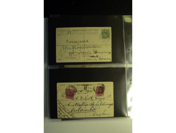 1839/1937, umfangreiche Partie von über 450 Karten und Briefen, dabei Ganzsachen, Einschreiben, "Too Late", später Luftpost, 