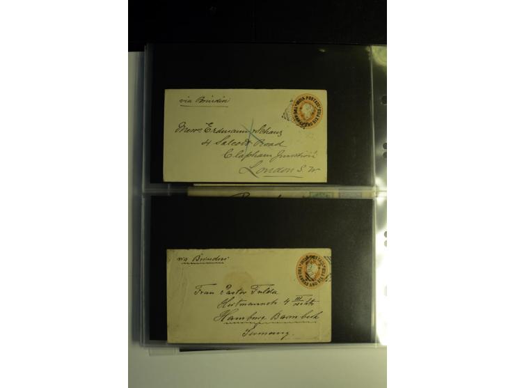 1839/1937, umfangreiche Partie von über 450 Karten und Briefen, dabei Ganzsachen, Einschreiben, "Too Late", später Luftpost, 