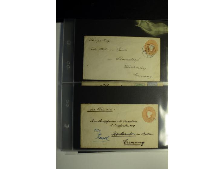1839/1937, umfangreiche Partie von über 450 Karten und Briefen, dabei Ganzsachen, Einschreiben, "Too Late", später Luftpost, 
