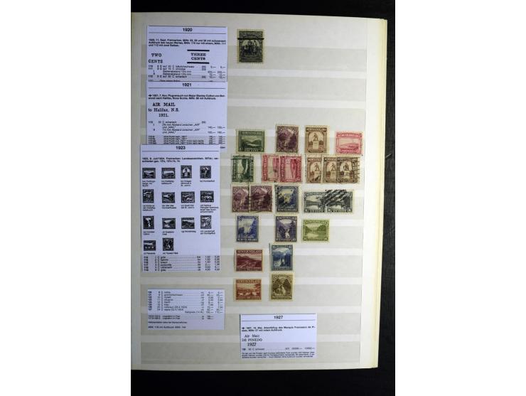 1857/1952, sehr schöne ungebrauchte und gestempelte Sammlung, dabei British Columbia, Vancouver Island, Canada, Neubraunschwe