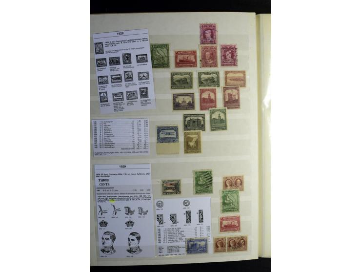 1857/1952, sehr schöne ungebrauchte und gestempelte Sammlung, dabei British Columbia, Vancouver Island, Canada, Neubraunschwe