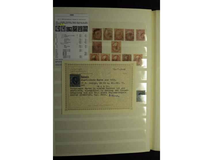 1857/1952, sehr schöne ungebrauchte und gestempelte Sammlung, dabei British Columbia, Vancouver Island, Canada, Neubraunschwe
