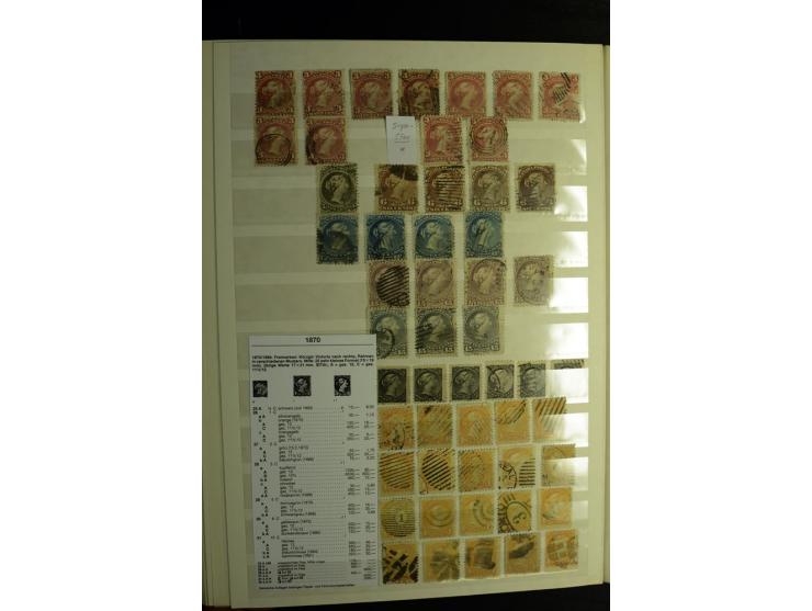 1857/1952, sehr schöne ungebrauchte und gestempelte Sammlung, dabei British Columbia, Vancouver Island, Canada, Neubraunschwe