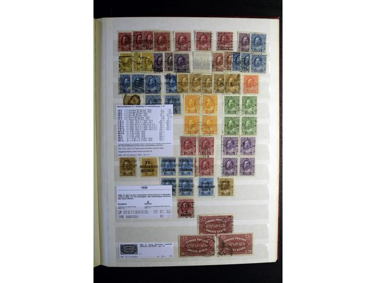 1857/1952, sehr schöne ungebrauchte und gestempelte Sammlung, dabei British Columbia, Vancouver Island, Canada, Neubraunschwe