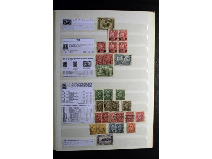 1857/1952, sehr schöne ungebrauchte und gestempelte Sammlung, dabei British Columbia, Vancouver Island, Canada, Neubraunschwe